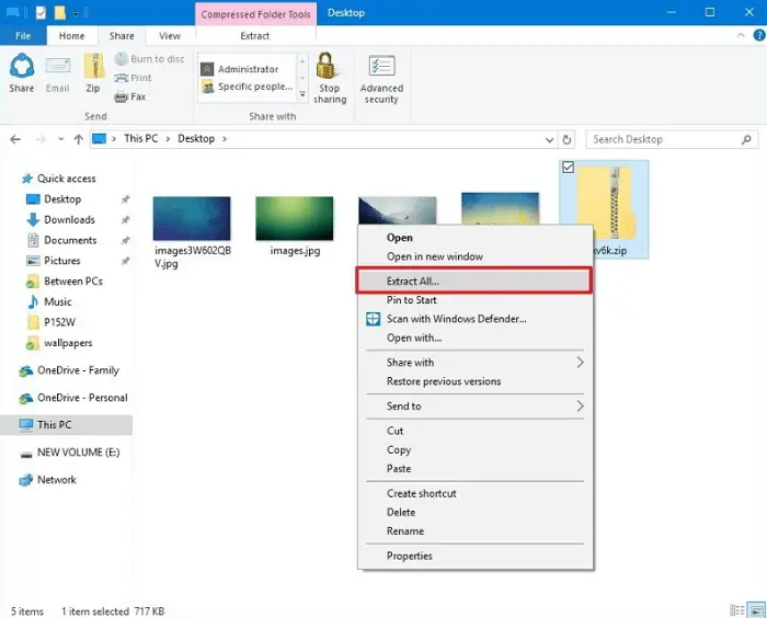 How To Unzip Files Windows 10