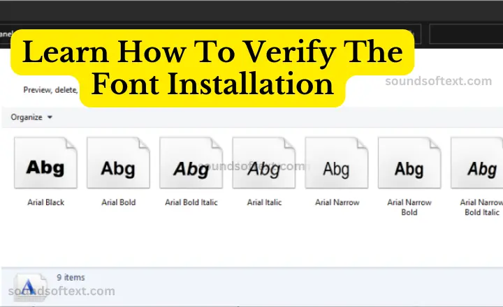 How To Install A Font On Windows 10