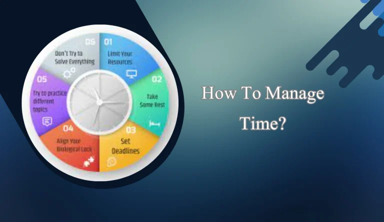 How To Manage Time?