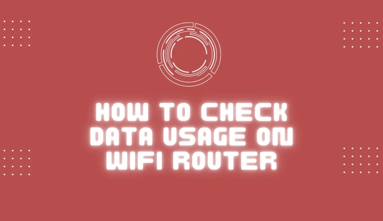How To Check Data Usage On Wifi Router