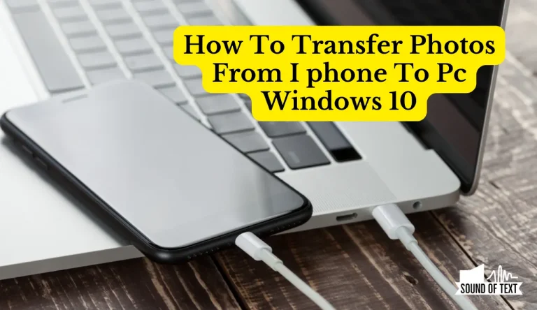 How To Transfer Photos From I phone To Pc Windows 10
