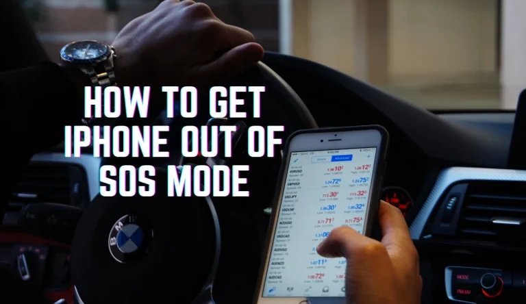 How To Get Iphone Out Of Sos Mode