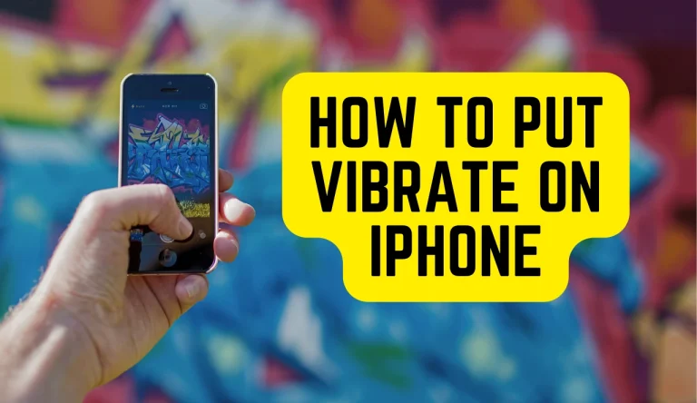 How To Put Vibrate On Iphone